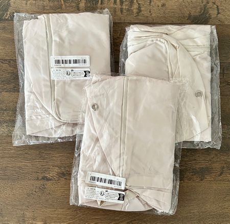 3 x Kleider-Tasche für Koffer - Reissverschluss, Beige, Neu