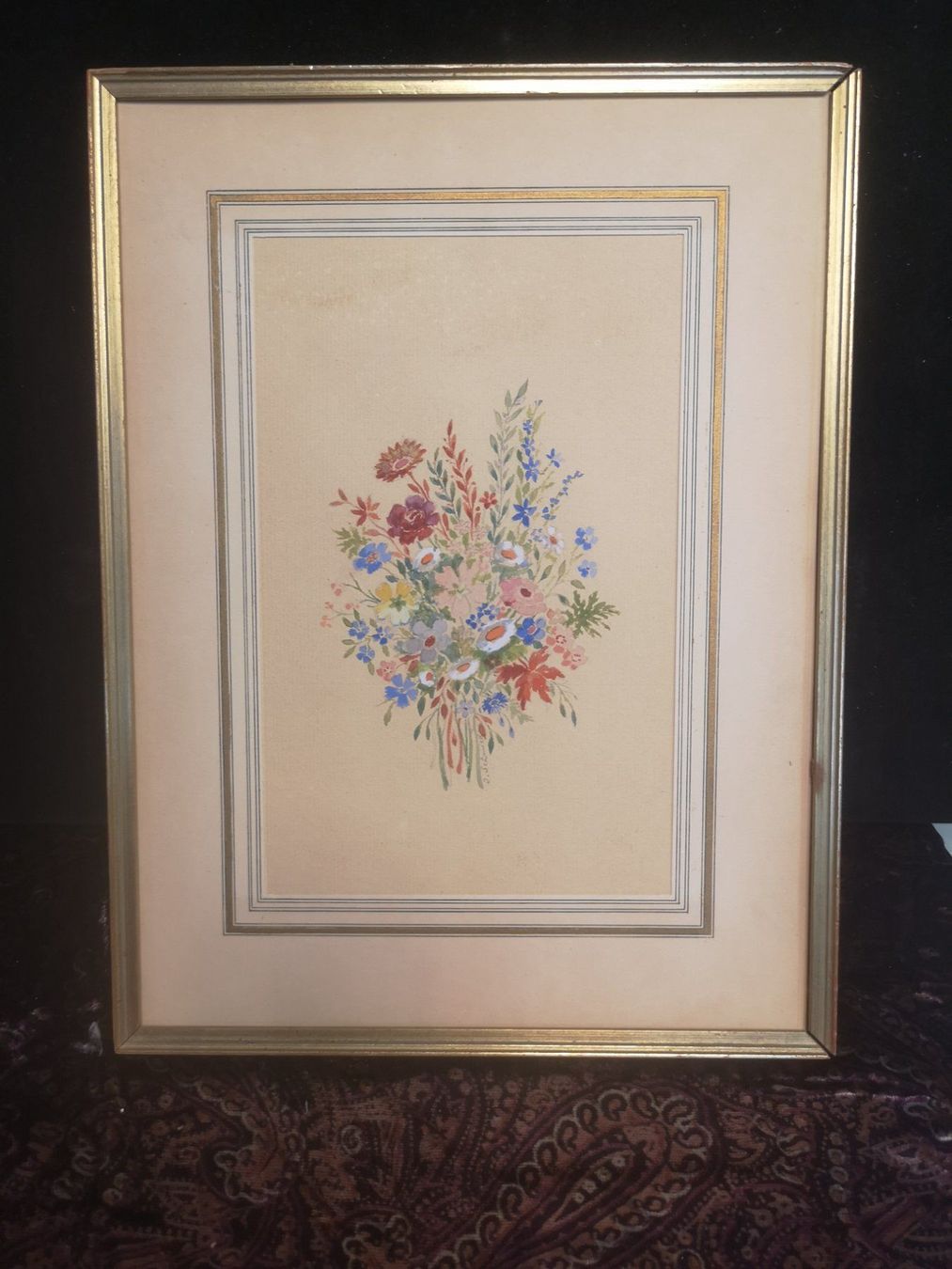 Dipinti: Aquarelle ancienne signée – Usato da Genève venduto da Qanil77
