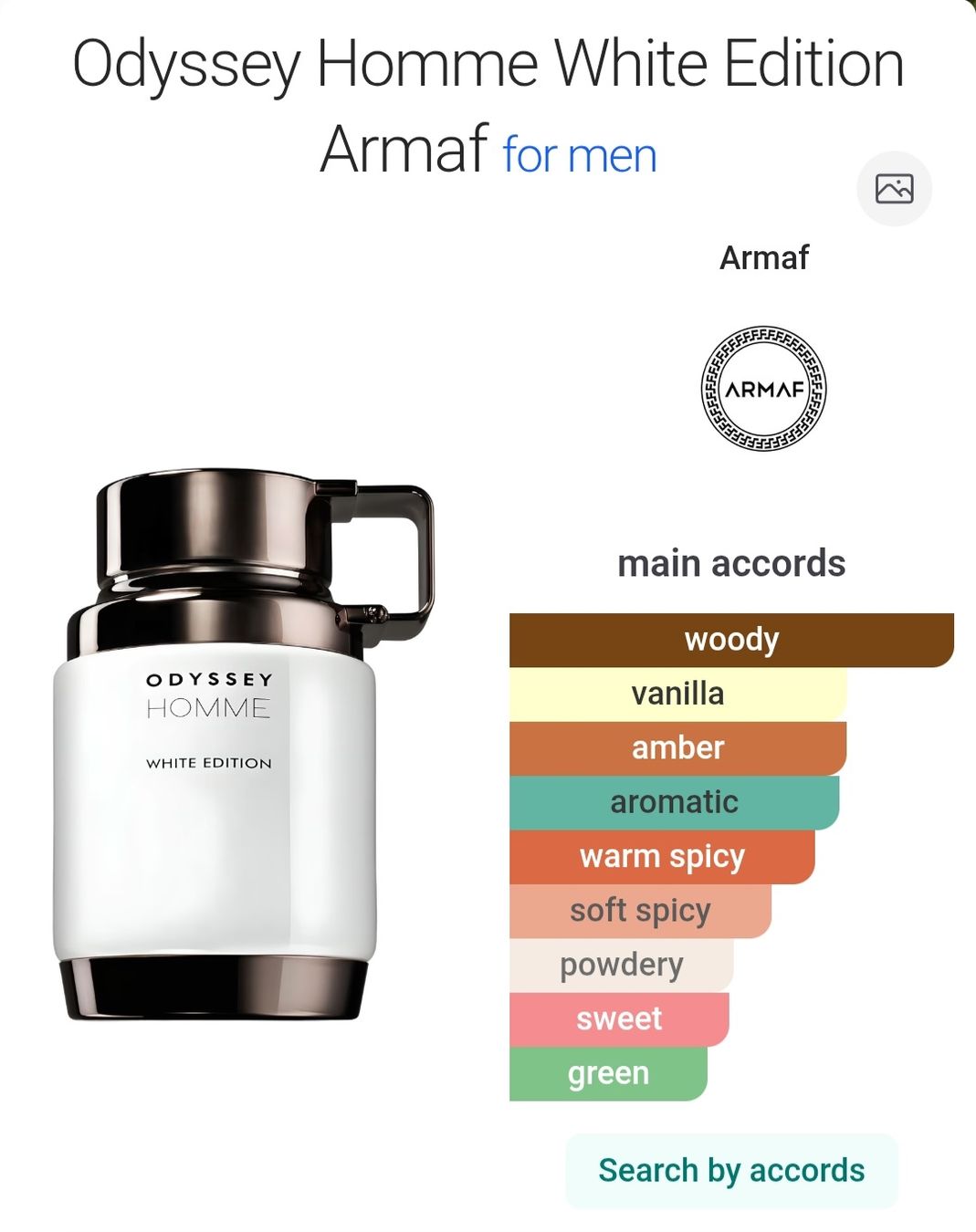 Profumi & Eau de Toilette: Armaf Odyssey Homme White Edition (5ML) Glass Decant – Nuovo (secondo la descrizione) da Gryon venduto da Mike_Decants 2