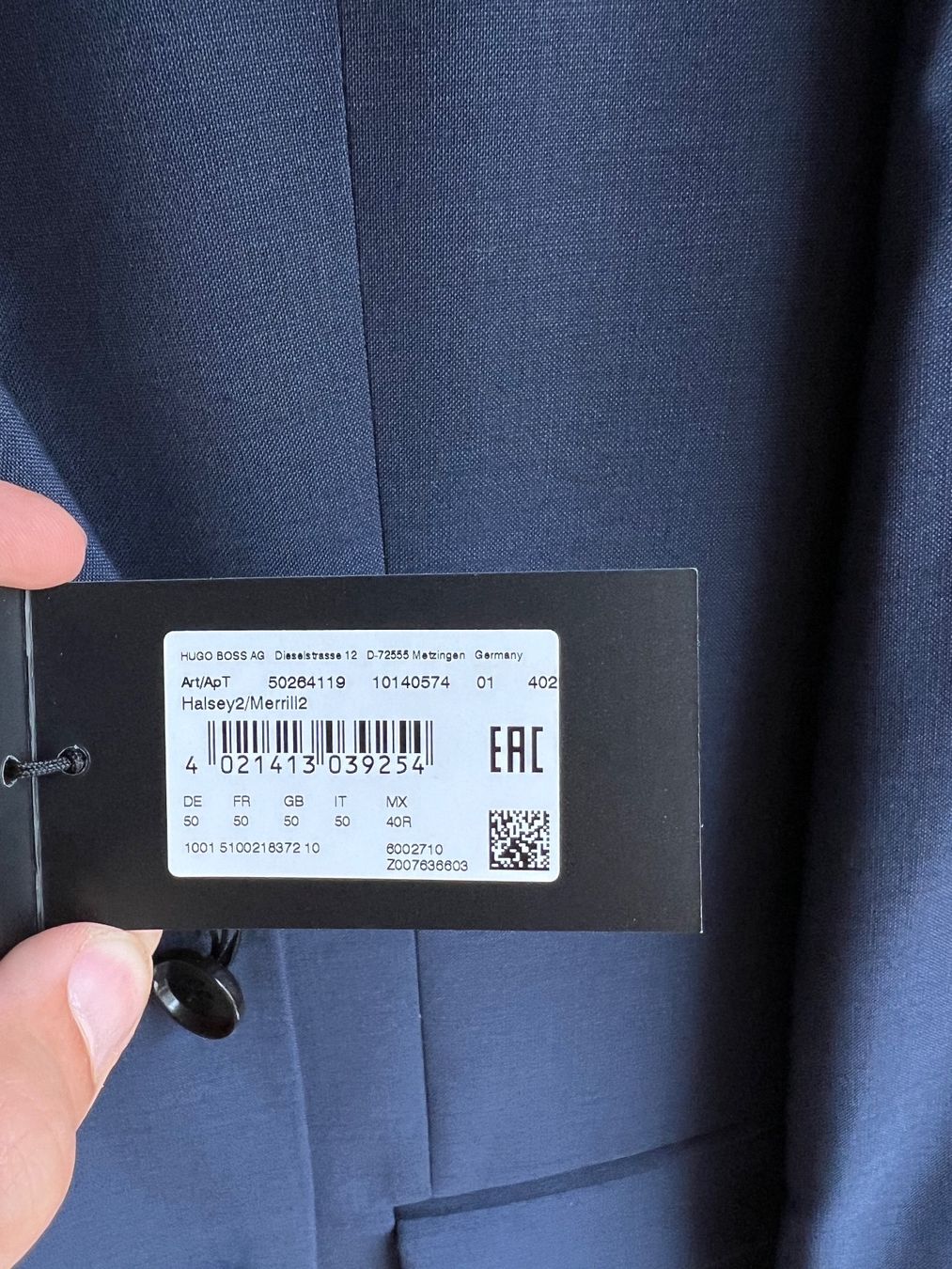 Hugo Boss Completi: Hugo Boss suit – Nuovo e nell'imballaggio originale da Corsier GE venduto da Karol_save_planet 4