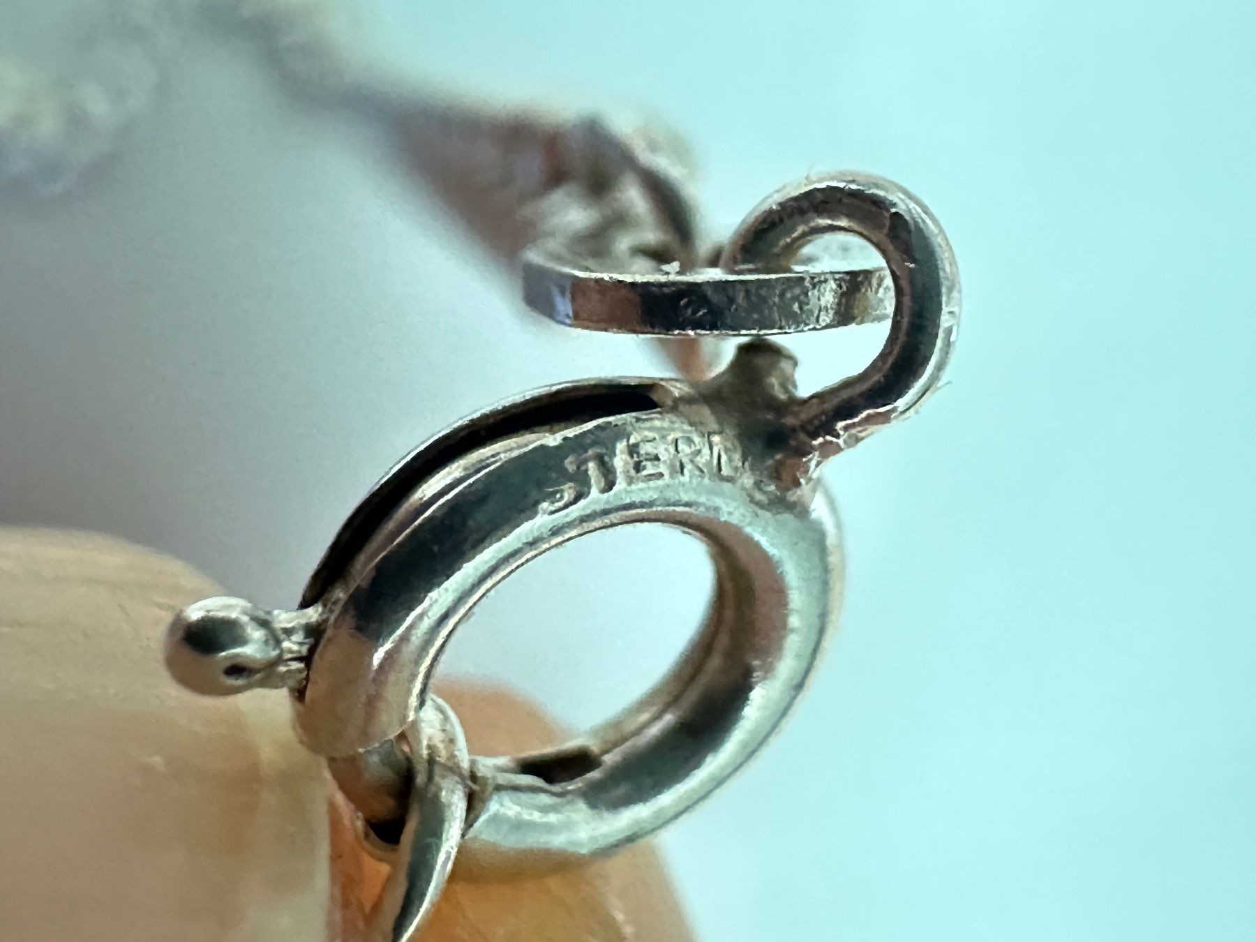 Catenine: Vintage 925er Silber Kette : ca. 50cm – Usato da Onex venduto da Antiqueshow 3