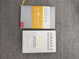 2x Bestseller Buecher: Stephen Covey & Jordan Peterson 📚