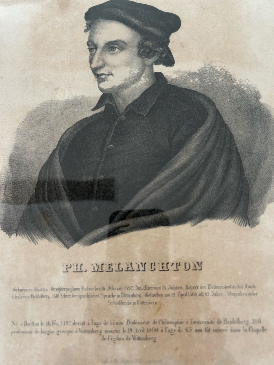 Arts picturaux & lithographies: Lithographie PH. MELANCHTON indrammet – D'occasion à Kreuzlingen par Pix66 1