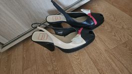 Sandaletten schwarz-beige Roberto Santi Gr.38