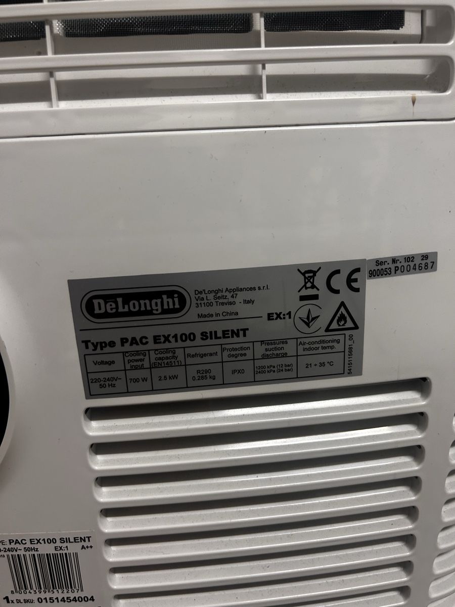 De'Longhi Condizionatori: DeLonghi Pinguino PAC EX100 SILENT Klimagerät – Usato da Oberrohrdorf venduto da Puenaldo 1
