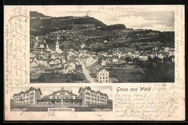 Wald /ZH, Lungen-Sanatorium, Totalansich