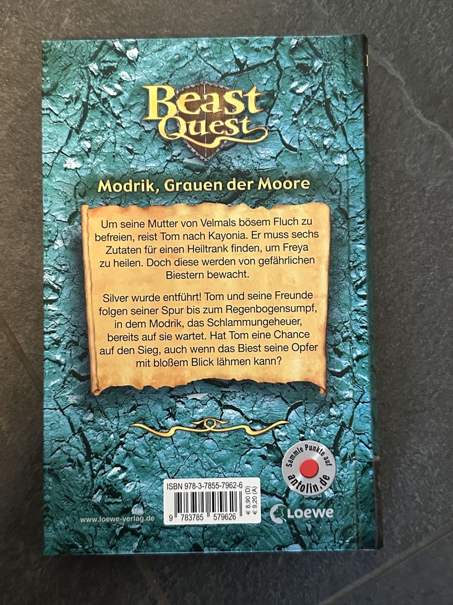 Livres: Beast Quest 34: Modrik, Grauen der Moore – D'occasion à Windlach par Binchen0 1