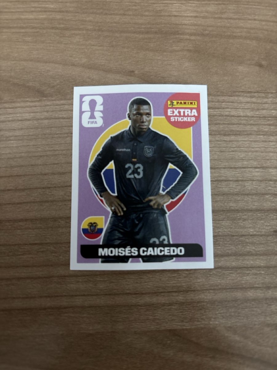Panini Sammelbilder & Trading cards: Moisés Caicedo Extra Sticker Panini – Neu und originalverpackt aus Luzern von duis91