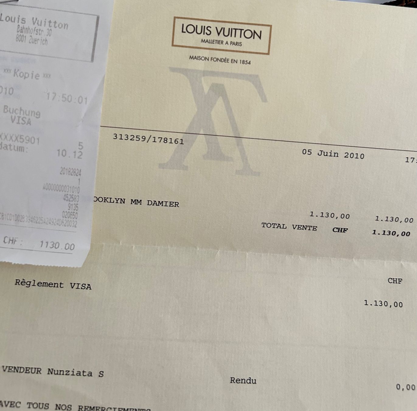 Louis Vuitton Borse: Louis Vuitton Brooklyn Tasche – Usato da Rupperswil venduto da Birke11 7