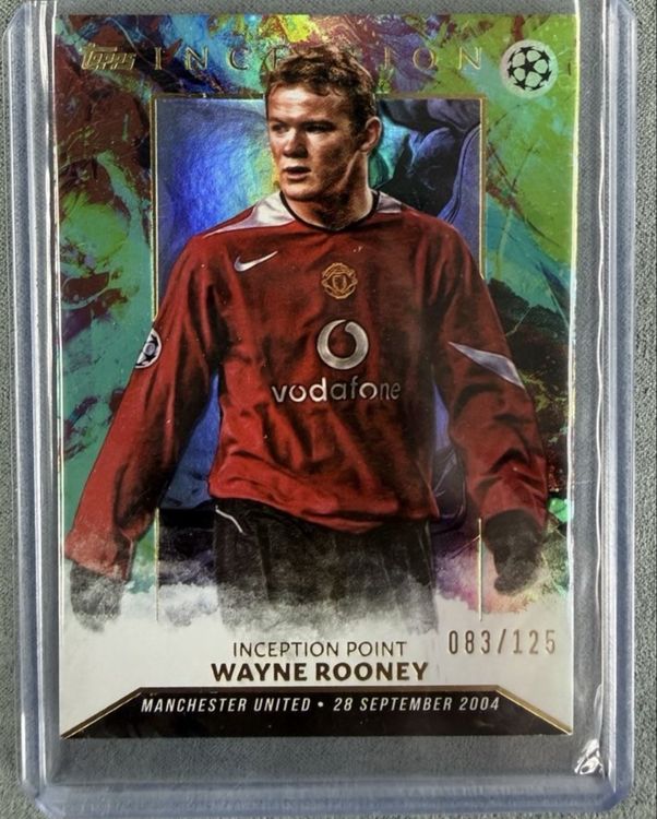 Wayne Rooney Inception Point Karte Manchester United 083/125 (Neu ...