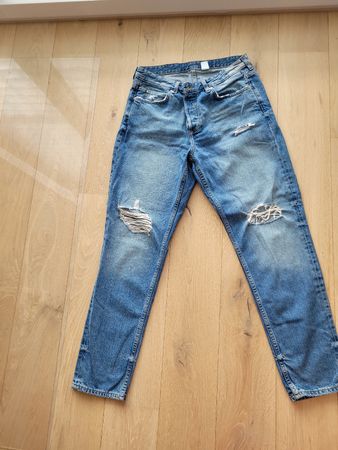 H&M Jeans Boyfriend Low Waist blau Grösse 38 gebraucht