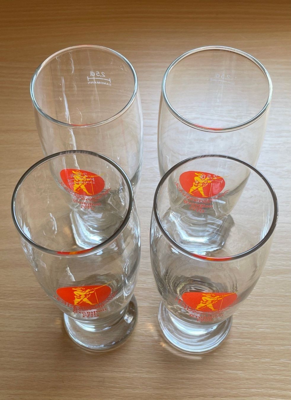 Bicchieri: 4er-Set SCHÜTZENGARTEN-Gläser (25cl) – Usato da Buchs SG venduto da Handyman77 1