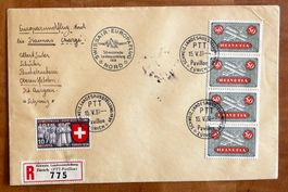 1939, Flugpost Brief, Europaflug Nord nach Zürich