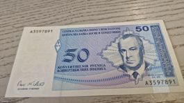 Bosnien & Herzegowina 50 Konvertibilna Pfenniga 1998-1997