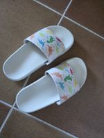 Sandales enfant motif dinosaure, blanc, pointure 32 