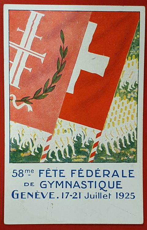 INSIGNE GYMNASTIQUE SUISSE Montreux 1943 (24896) EUR 6