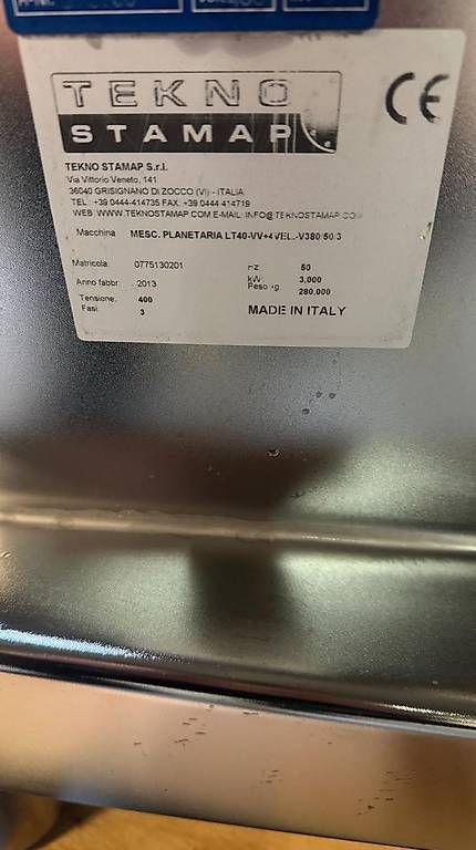 Elettrodomestici da cucina: Planetrührmaschine 40 Liter – Usato da Brugg AG venduto da lali88 5