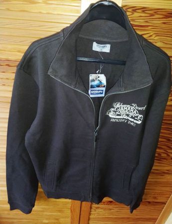 Sweatjacke aus Baumwolle in Braun - Grösse 48 -
