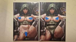 SHIKARII POWER HOUR #2 GOD QUEEN DR DOOM COSPLAY SET OF 2