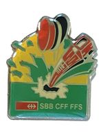 Pin SBB Lokomotive mit Hut