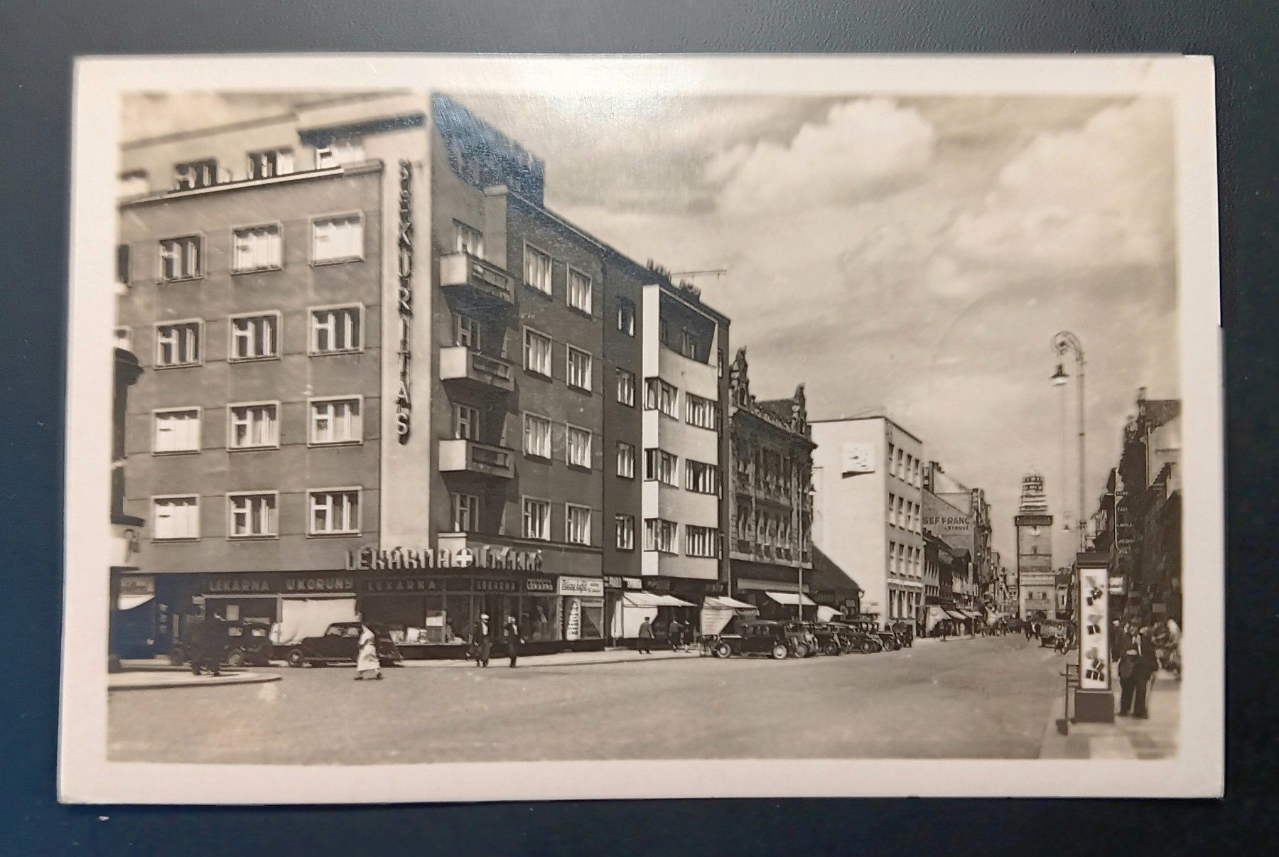 Cartoline postali: TSCHECHOSLOWAKEI PARDUBICE POSTKARTE MIT SONDERSTEMPEL 1948 – Usato da Holderbank AG venduto da DINOS-PHILA 1