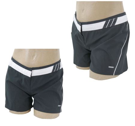 adidas Damen Shorts kurze Hose Hipshort /schwarz.weiss/Gr.36
