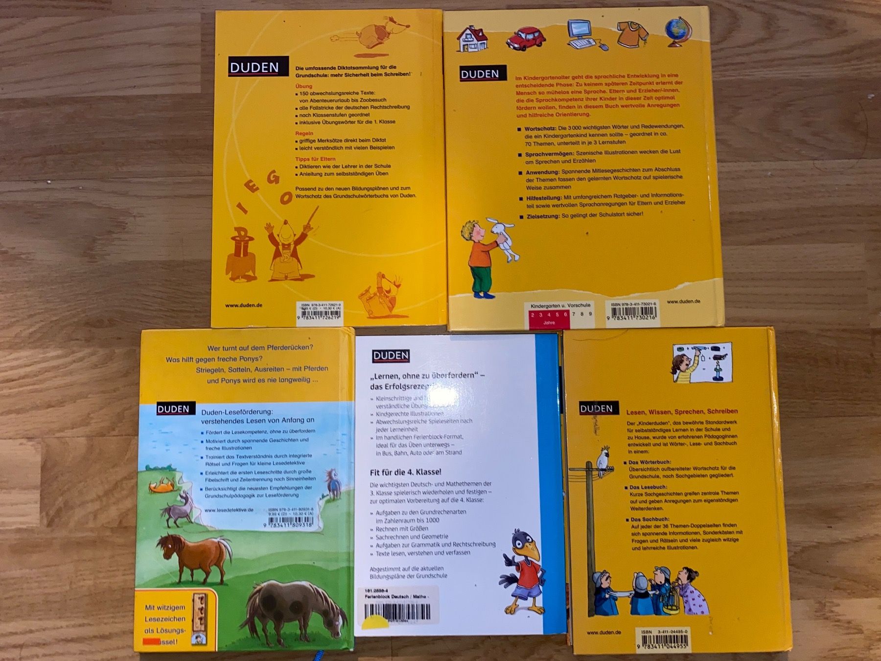 Libri: 5 DUDEN KINDERBÜCHER ZU EINEM PREIS!!!!!!!!!!!!!!! – Usato da Bauma venduto da vorsteg01 1