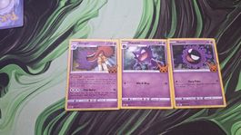 Gengar Evolution line 2022 trick or trade Pokémon Karte