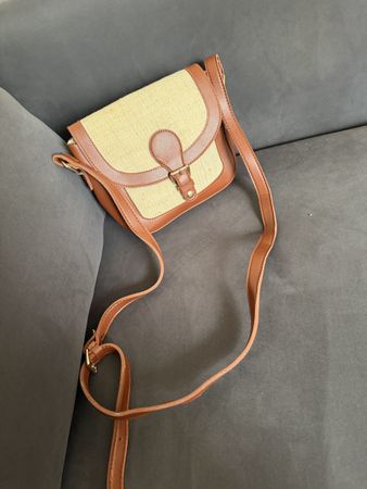 Koton Damen-Gürteltasche Braun/Creme – Wie Neu
