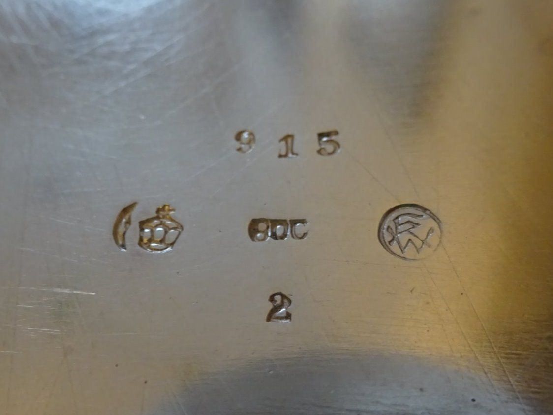 Schalen: Jugendstil Schale / 800 Silber / ca. 400 g – Gebraucht aus Esslingen von eintagammeer 9