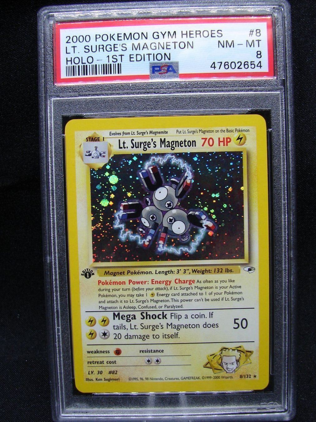 Pokémon Sammelbilder & Trading cards: Lt. Surges Magneton 1. Edition PSA  /213 – Neu (gemäss Beschreibung) aus Rümlang von coh_87ww