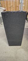 2x Lechuza Blumentopf Cubico Cottage 30 (schwarz)