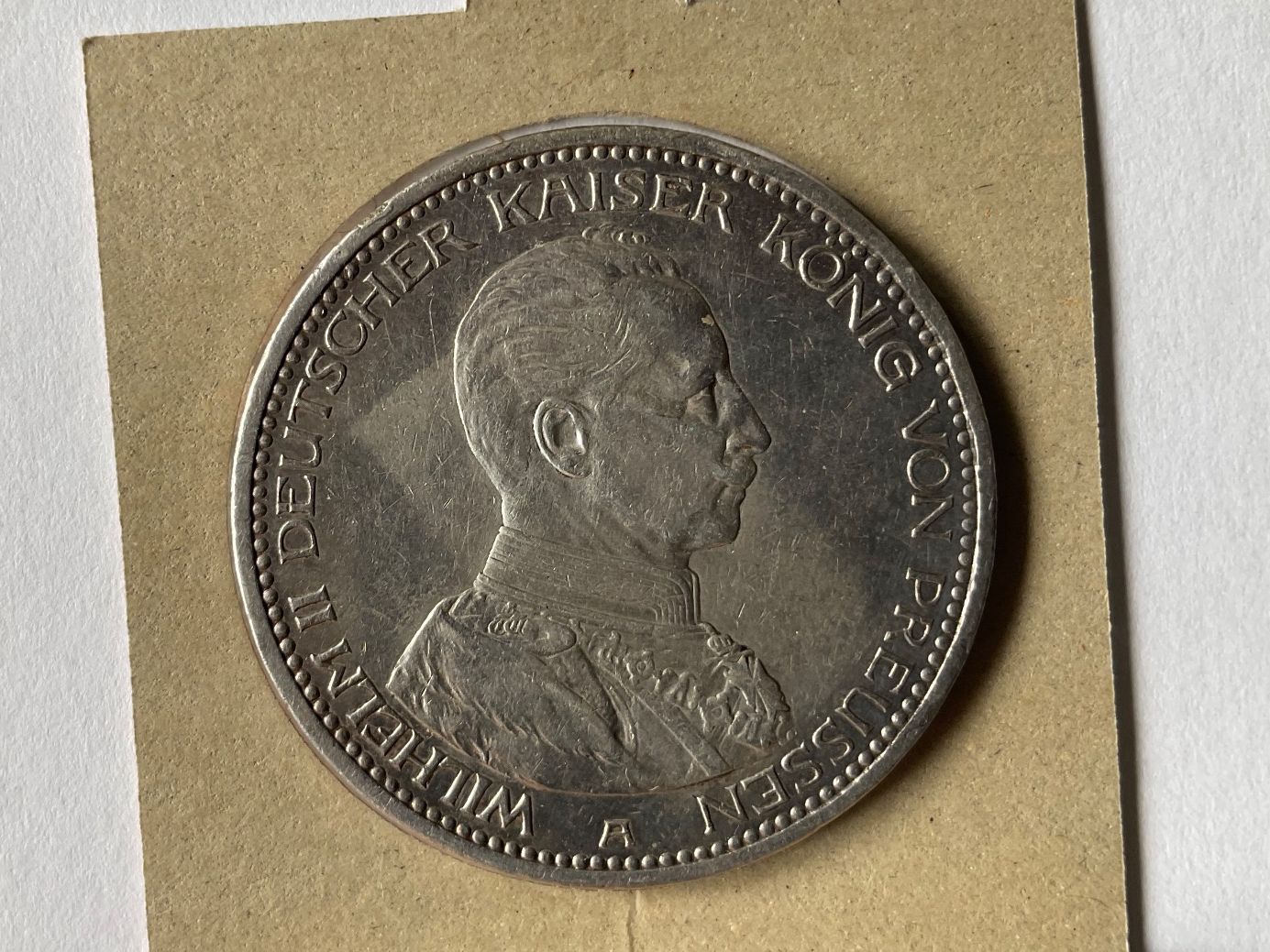 Tutti le monete: 5 Mark 1913 Wilhelm II., Silber – Usato da Kreuzlingen venduto da tummetott71 1