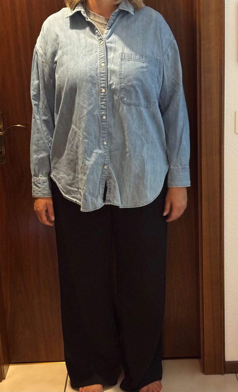 H&M Camicette: Camicia Jeans Oversize – Nuovo (secondo la descrizione) da Rancate venduto da Waly__ 5