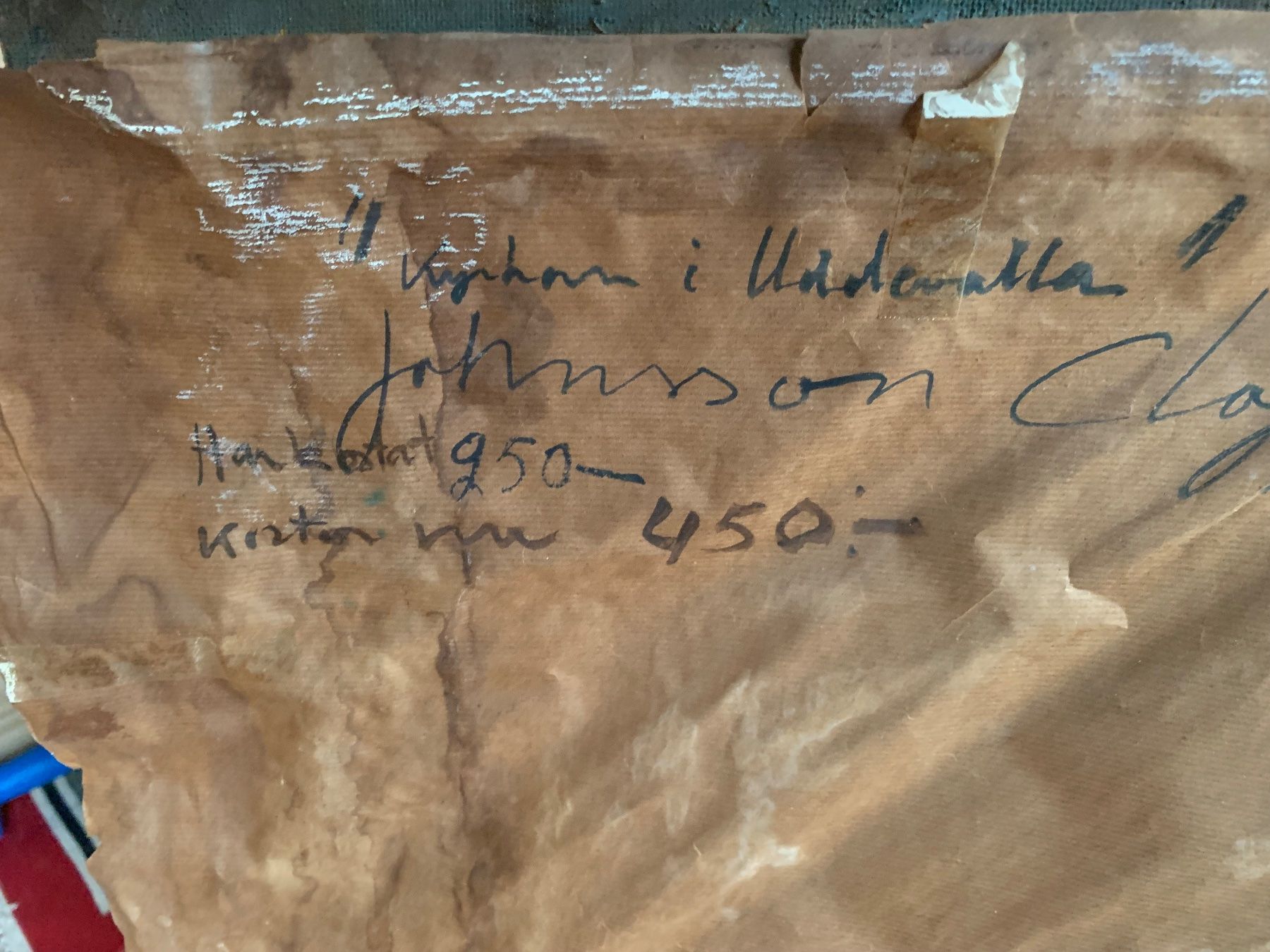 Dipinti: Original Gemälde undeutlich signiert; datiert 1945 – Usato da Bern venduto da Artbrokerswitzerland 2
