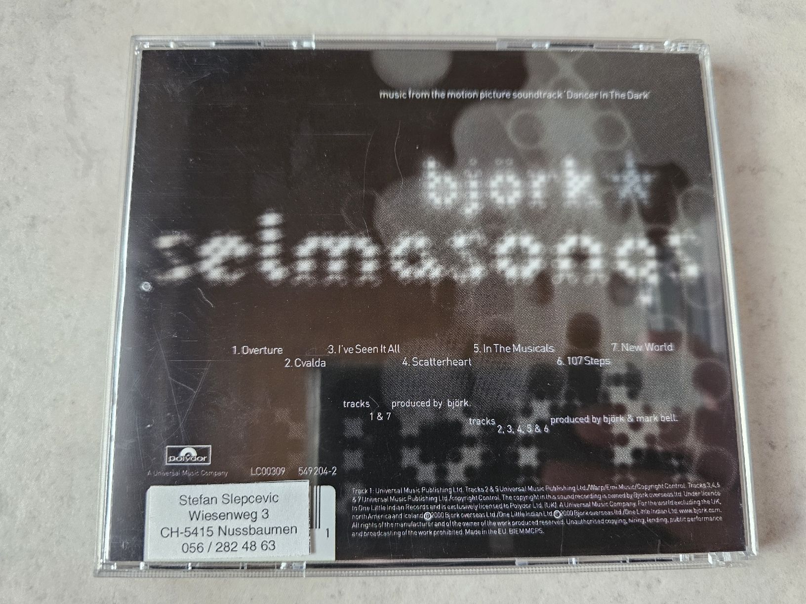 CD: Björk  -  Selma Songs – Usato da Schneisingen venduto da backstore24 1