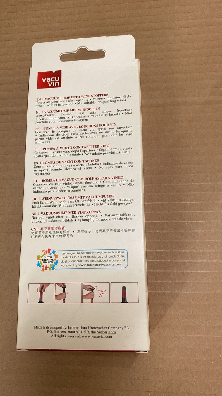 Vino: Wine Saver – Nuovo (secondo la descrizione) da Zürich venduto da drummergirl98 1