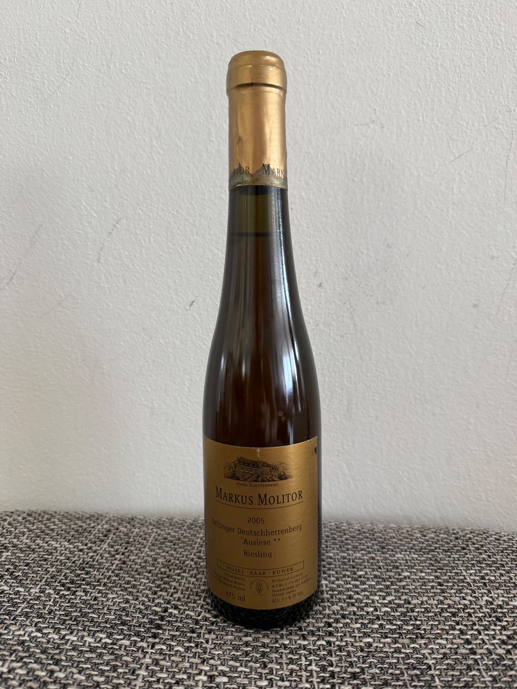 Wein: 1 Fl. Markus Molitor Auslese 2005 375ml – Gebraucht aus Dietikon von Nesh