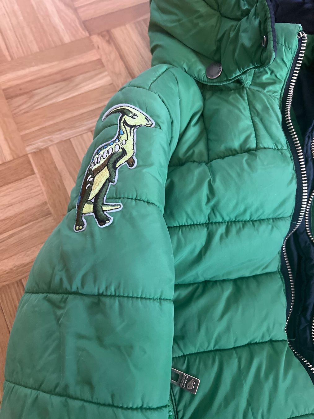Giacche & Cappotti: Winterjacke grün, Gr. 128, wattiert – Usato da Zuchwil venduto da Commander0 6