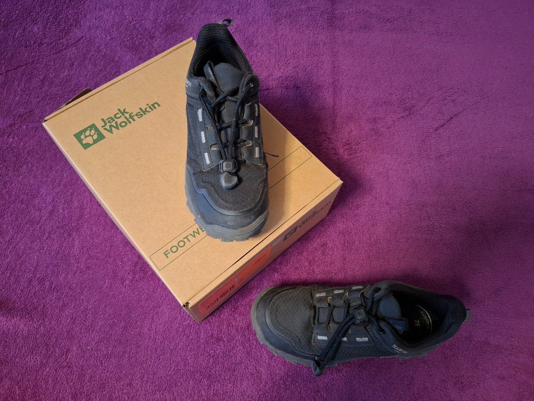 Jack Wolfskin Scarpe per ragazzi: Jack Wolfskin Cyrox Texaplore Low Wanderschuhe/Schuhe Gr.32 – Usato da Müllheim Dorf venduto da Seeeule01