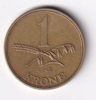 Dänemark 1 Krone 1945