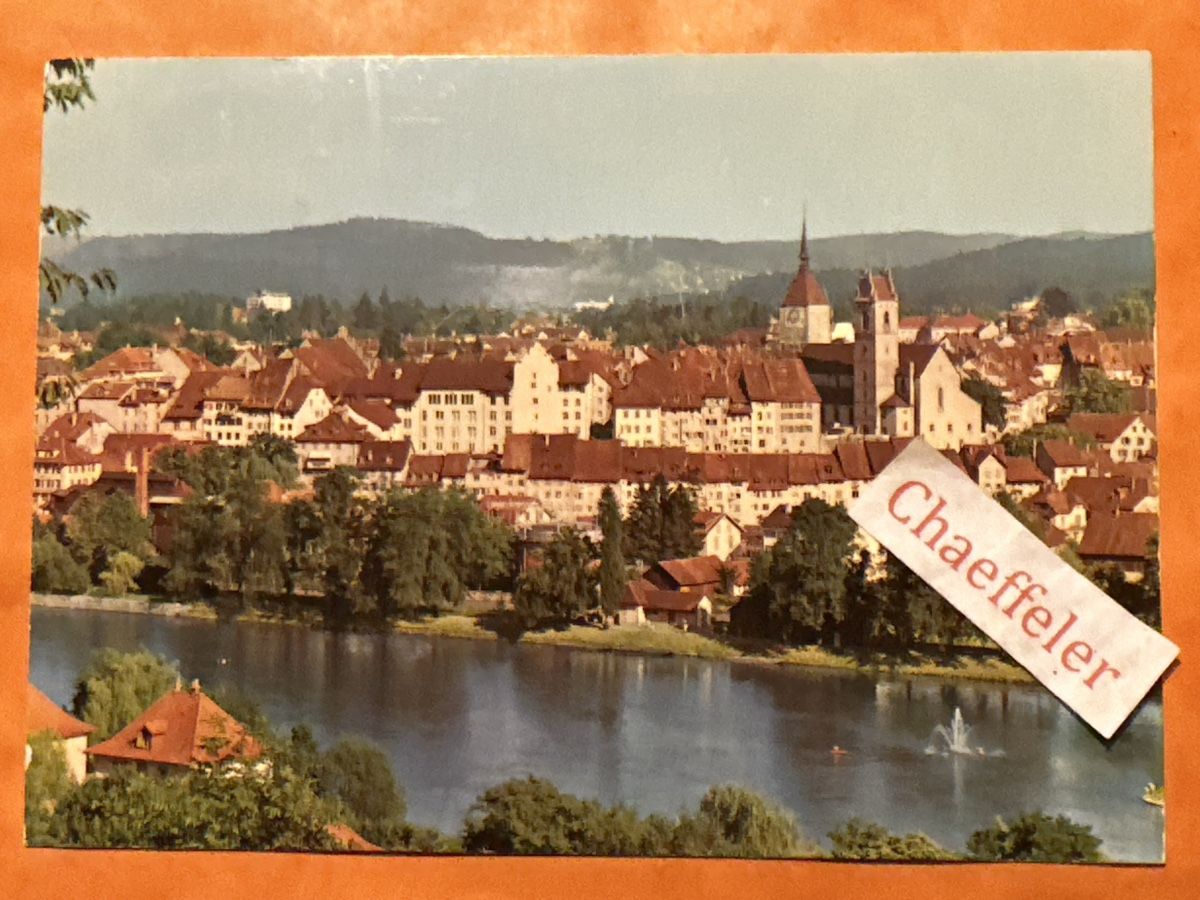 Cartoline postali: 1984 Aarau – Usato da Zürich venduto da Chaeffeler