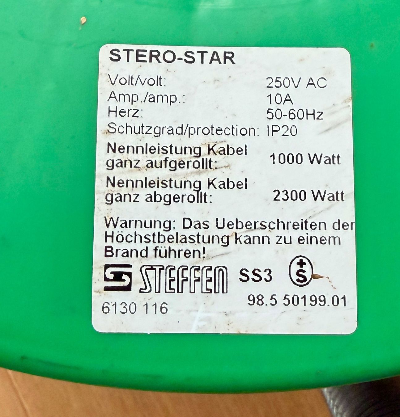 Cavi: Kabelrolle 33 Meter – Usato da Zürich venduto da volapyk 1
