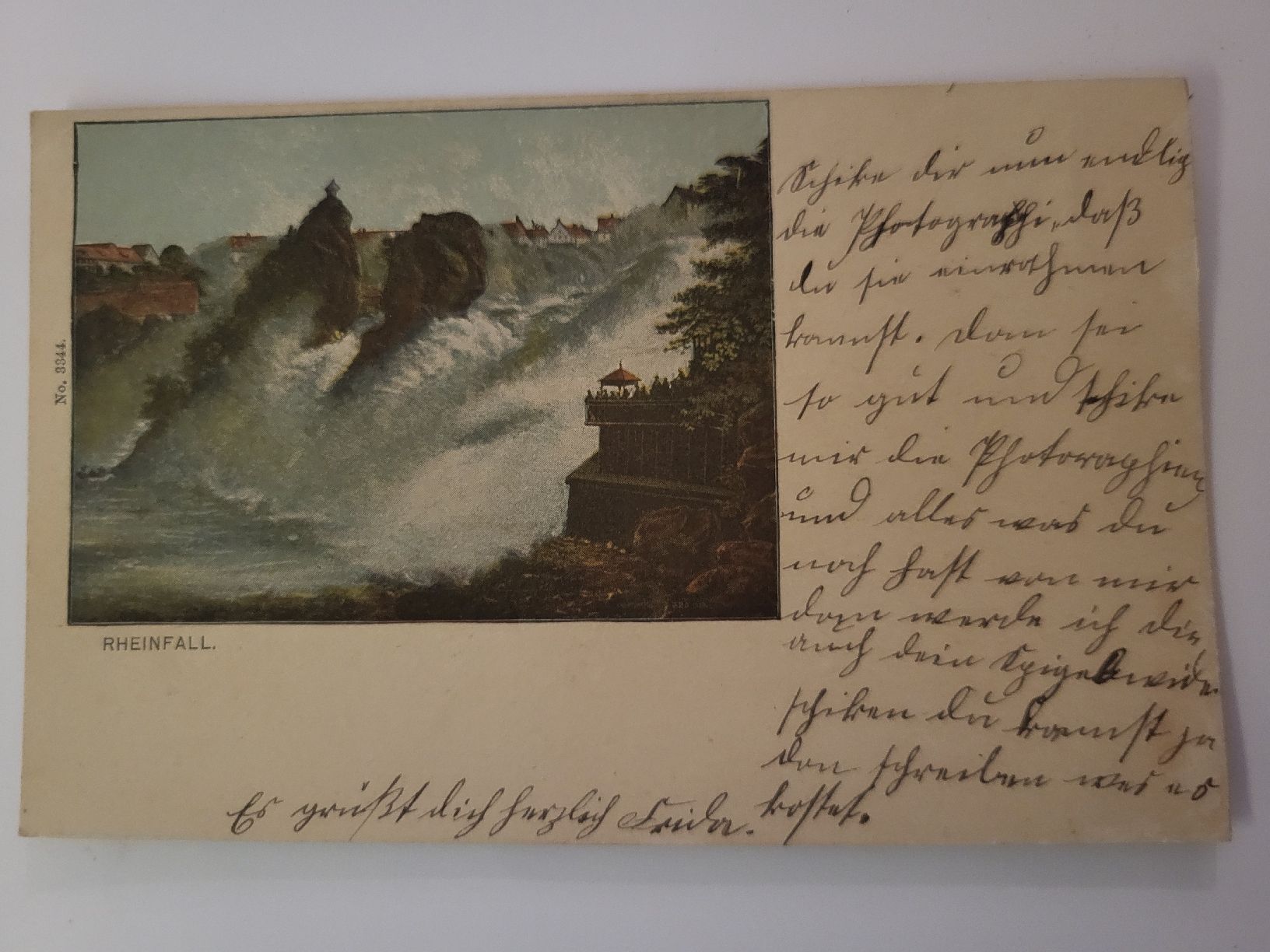 Cartes postales: Ansichtskarte Rheinfall Schweiz antik R5F – D'occasion à nunningen par mic_88k2