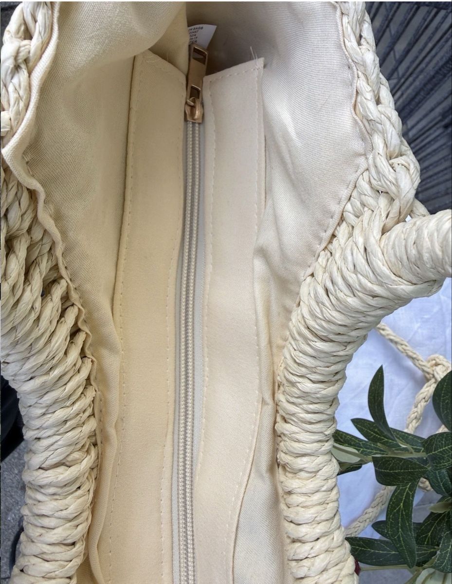 Borse da donna: STROHTASCHE MIT SCHLEIFENDETAIL – Nuovo (secondo la descrizione) da Stäfa venduto da prelovedarchive 2