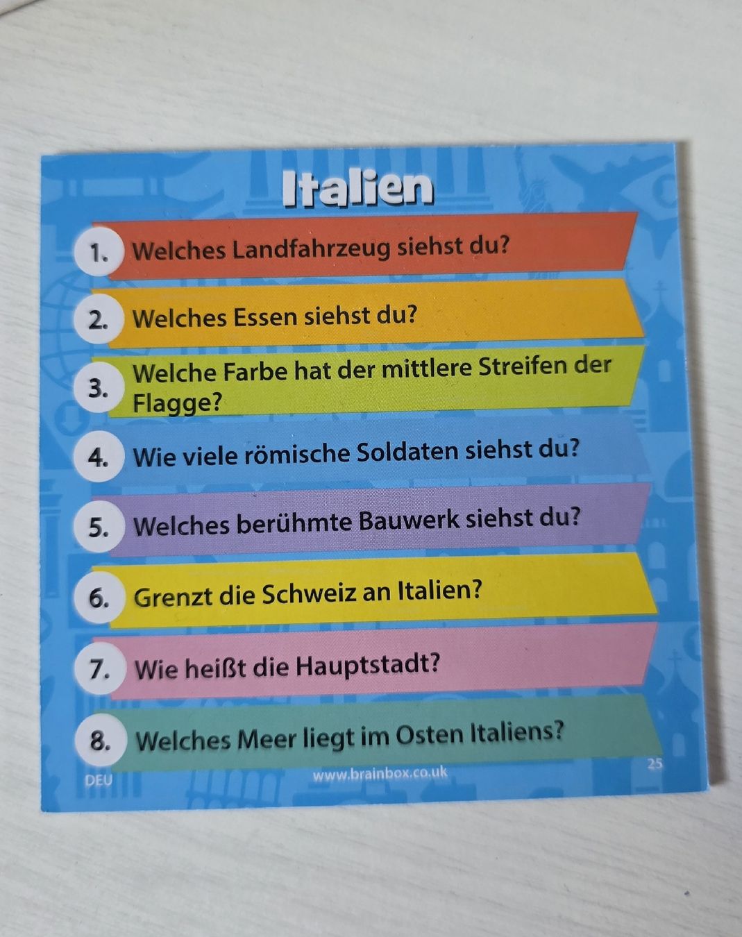 Giochi: Spiel Brain Box Rund um die Welt – Nuovo (secondo la descrizione) da Spreitenbach venduto da nicsusi01 8