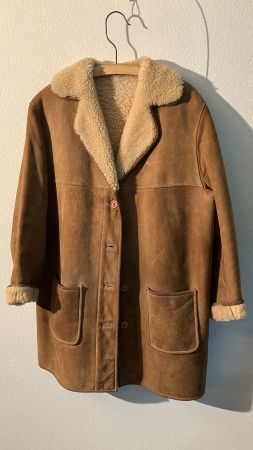 Manteau mouton retourné Mantel vintage