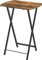 Hoobro Beistelltisch klappbar braun 48x36x66cm neu