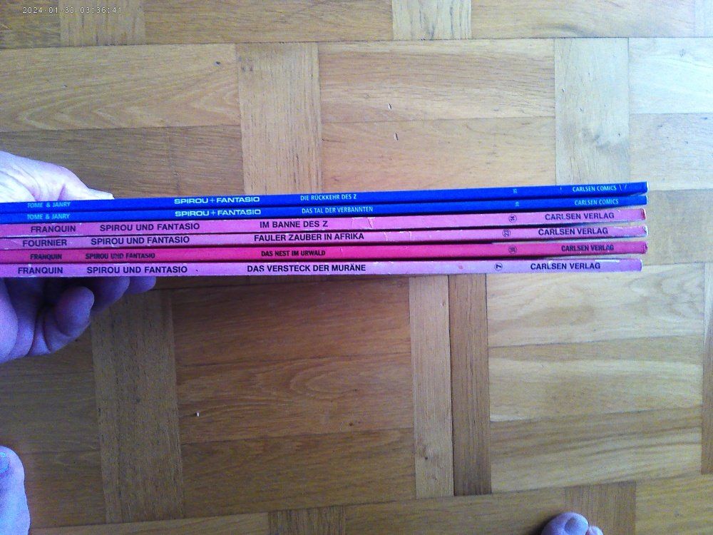 Fumetti: Spirou & Fantasio Comics - 6 x Bände - CARLSEN COMIC – Usato da Volketswil venduto da nemo2000 2