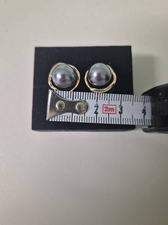Orecchini pendenti & Orecchini a lobo: Perlenohr-Stecker – Nuovo (secondo la descrizione) da Anglikon venduto da wba8008 2